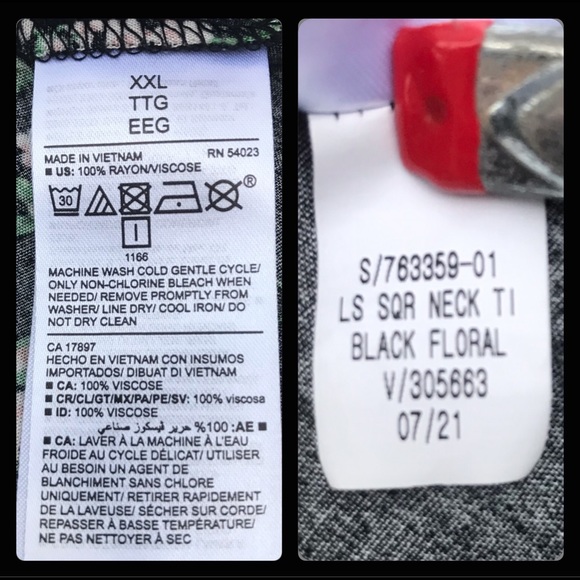 Old Navy Boho Peasant Style Floral Maxi Swing Dress, Blouson Sleeves, Size XXL - Picture 10 of 11